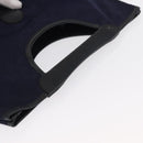 CELINE C Sulky Hand Bag Canvas Navy Auth ep12797-6