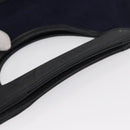 CELINE C Sulky Hand Bag Canvas Navy Auth ep12797-7