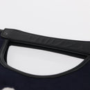 CELINE C Sulky Hand Bag Canvas Navy Auth ep12797-8