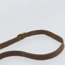 GUCCI GG Supreme Web Sherry Line Bag PVC Brown Gold 904 02 081 Auth ep12798-8