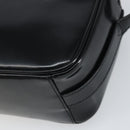 GUCCI Shoulder Bag Patent leather Black Gold 001 1705 1668 Auth ep12802-12