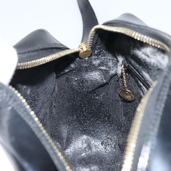 GUCCI Shoulder Bag Patent leather Black Gold 001 1705 1668 Auth ep12802