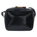 GUCCI Shoulder Bag Patent leather Black Gold 001 1705 1668 Auth ep12802-3