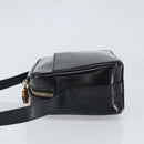 GUCCI Shoulder Bag Patent leather Black Gold 001 1705 1668 Auth ep12802-5