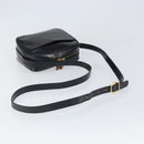 GUCCI Shoulder Bag Patent leather Black Gold 001 1705 1668 Auth ep12802-7