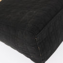 Christian Dior Lady Dior Canage Hand Bag Nylon Black Gold Auth ep12805-13