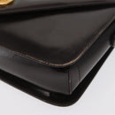 GUCCI Shoulder Bag Leather Brown Gold 001 406 0622 Auth ep12806-15