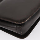 GUCCI Shoulder Bag Leather Brown Gold 001 406 0622 Auth ep12806-9