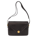 GUCCI Shoulder Bag Leather Brown Gold 001 406 0622 Auth ep12806-13