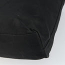 PRADA Hand Bag Nylon Black Silver Auth ep12808-16
