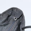 PRADA Hand Bag Nylon Black Silver Auth ep12808-18