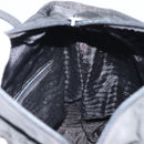 PRADA Hand Bag Nylon Black Silver Auth ep12808-20
