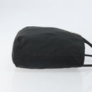 PRADA Hand Bag Nylon Black Silver Auth ep12808-3
