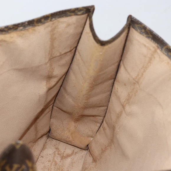 LOUIS VUITTON Monogram Sac Plat Hand Bag M51140 LV Auth ep12811