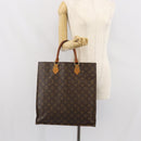 LOUIS VUITTON Monogram Sac Plat Hand Bag M51140 LV Auth ep12811-20