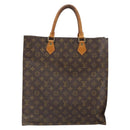 LOUIS VUITTON Monogram Sac Plat Hand Bag M51140 LV Auth ep12811-3