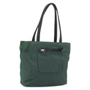 PRADA Hand Bag Nylon Green Silver Auth ep12812-1