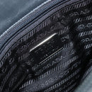 PRADA Hand Bag Nylon Green Silver Auth ep12812-16