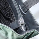 PRADA Hand Bag Nylon Green Silver Auth ep12812-22
