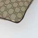 GUCCI GG Supreme Shoulder Bag PVC Beige Gold 201446 Auth ep12814-16