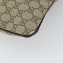 GUCCI GG Supreme Shoulder Bag PVC Beige Gold 201446 Auth ep12814-17