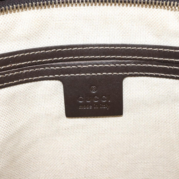 GUCCI GG Supreme Shoulder Bag PVC Beige Gold 201446 Auth ep12814