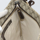 GUCCI GG Supreme Shoulder Bag PVC Beige Gold 201446 Auth ep12814-20