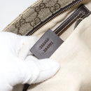 GUCCI GG Supreme Shoulder Bag PVC Beige Gold 201446 Auth ep12814-12