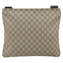 GUCCI GG Supreme Shoulder Bag PVC Beige Gold 201446 Auth ep12814-2
