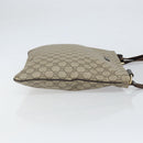 GUCCI GG Supreme Shoulder Bag PVC Beige Gold 201446 Auth ep12814-3