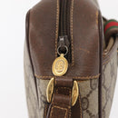 GUCCI GG Supreme Shoulder Bag PVC Beige Gold Auth ep12819-17