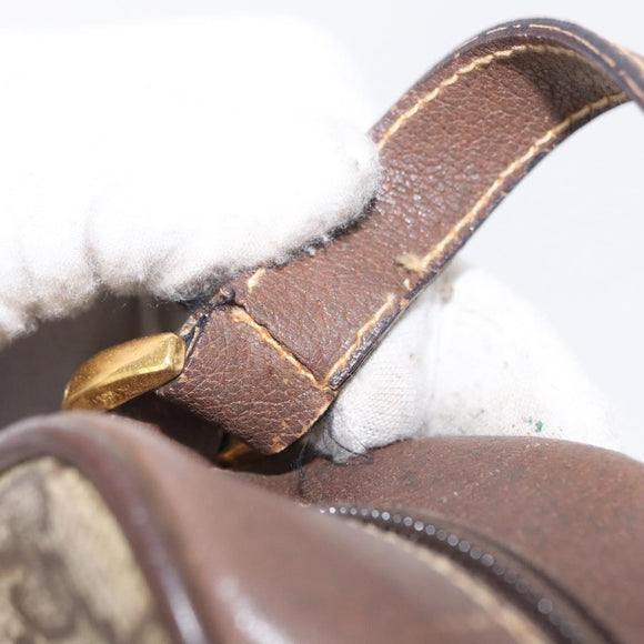 GUCCI GG Supreme Shoulder Bag PVC Beige Gold Auth ep12819