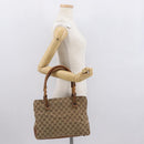 GUCCI GG Canvas Bamboo Tote Bag Beige 112526 Auth ep12821-26