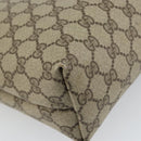 GUCCI GG Supreme Web Sherry Line Tote Bag PVC Beige 39 02 003 Auth ep12822-13