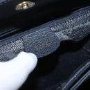 GUCCI Bamboo Hand Bag Suede Navy Gold 002 1096 0260 Auth ep12825-14
