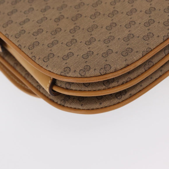 GUCCI Micro GG Supreme Shoulder Bag PVC Beige Gold 001 406 1780 Auth ep12826