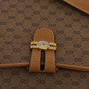 GUCCI Micro GG Supreme Shoulder Bag PVC Beige Gold 001 406 1780 Auth ep12826-14