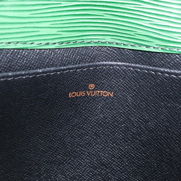 LOUIS VUITTON Epi Art Deco Clutch Bag Green M52634 LV Auth ep12828