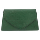 LOUIS VUITTON Epi Art Deco Clutch Bag Green M52634 LV Auth ep12828-2