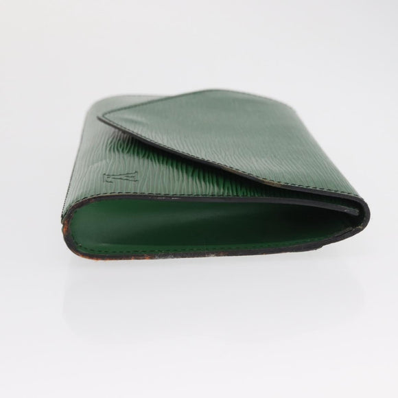LOUIS VUITTON Epi Art Deco Clutch Bag Green M52634 LV Auth ep12828