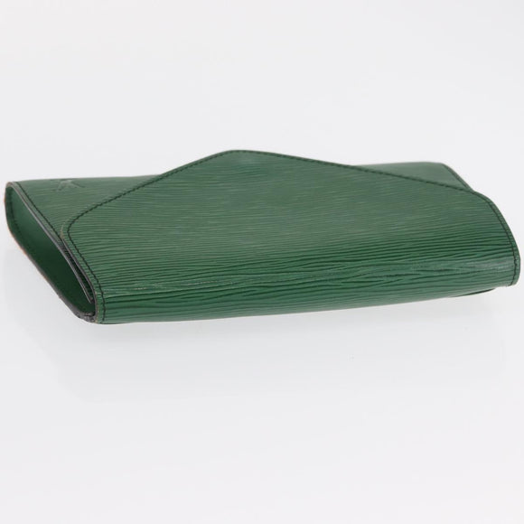 LOUIS VUITTON Epi Art Deco Clutch Bag Green M52634 LV Auth ep12828