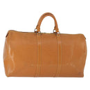 LOUIS VUITTON Epi Keepall 50 Boston Bag Brown M42968 LV Auth ep12829-1
