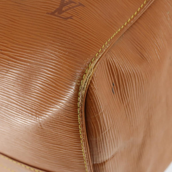 LOUIS VUITTON Epi Keepall 50 Boston Bag Brown M42968 LV Auth ep12829