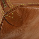 LOUIS VUITTON Epi Keepall 50 Boston Bag Brown M42968 LV Auth ep12829-18