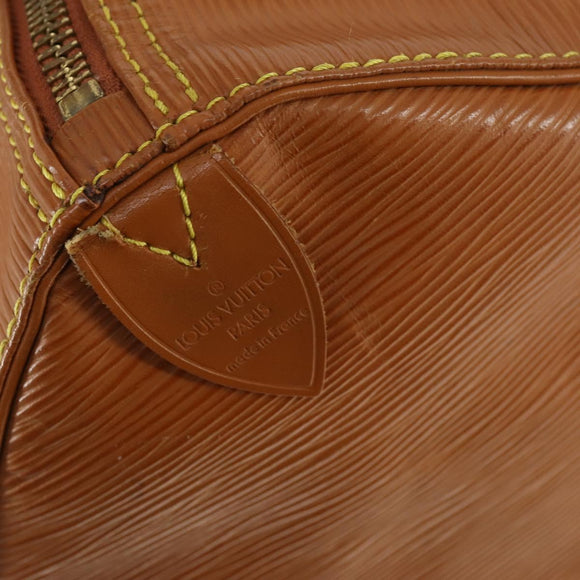 LOUIS VUITTON Epi Keepall 50 Boston Bag Brown M42968 LV Auth ep12829