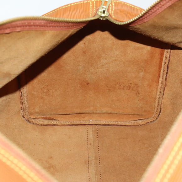 LOUIS VUITTON Epi Keepall 50 Boston Bag Brown M42968 LV Auth ep12829