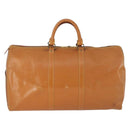 LOUIS VUITTON Epi Keepall 50 Boston Bag Brown M42968 LV Auth ep12829-2