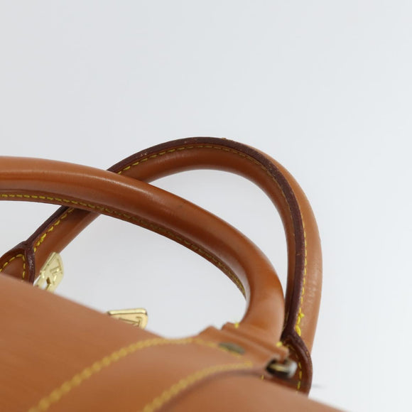 LOUIS VUITTON Epi Keepall 50 Boston Bag Brown M42968 LV Auth ep12829