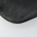 LOEWE Shoulder Bag Leather Black Gold Auth ep12832-14