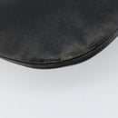 LOEWE Shoulder Bag Leather Black Gold Auth ep12832-16